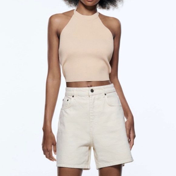 Zara Tops Zara Knit Halter Top Poshmark
